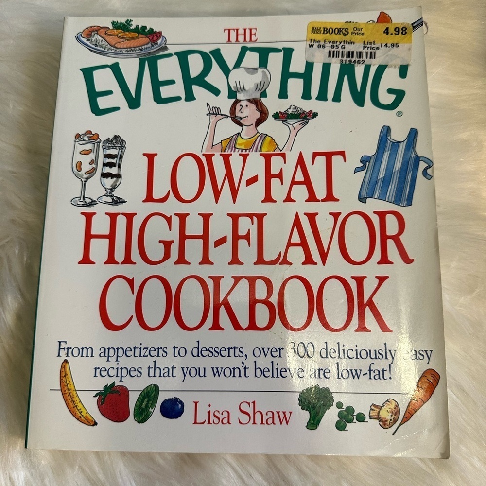 🩵5/$8 The Everything Low-Fat High-Flavor Cookbook